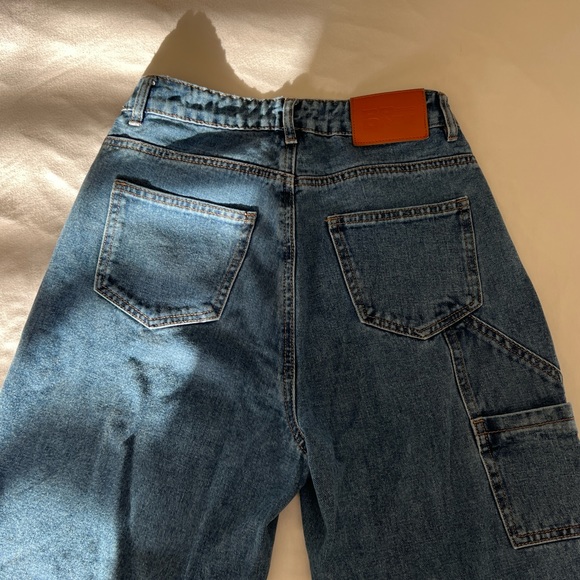 Princess Polly High Rise Dark Wash Jeans - Picture 3 of 7